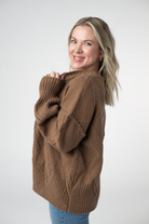 Willow Cardigan - Mocha-Cardigan-Dear Me Southern Boutique, located in DeRidder, Louisiana