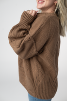 Willow Cardigan - Mocha-Cardigan-Dear Me Southern Boutique, located in DeRidder, Louisiana
