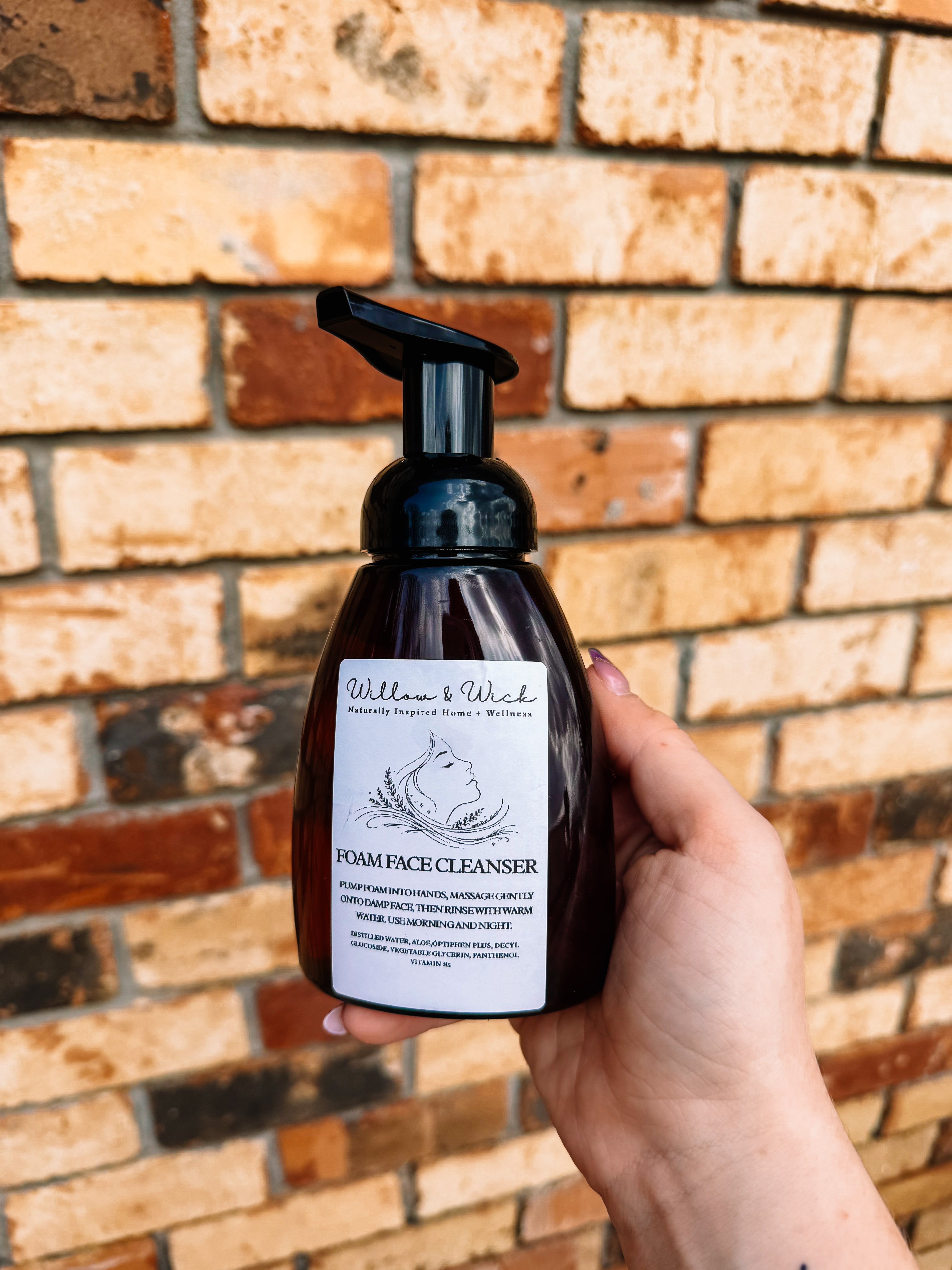 Willow & Wick Foam Face Cleanser-Household-Dear Me Southern Boutique, located in DeRidder, Louisiana