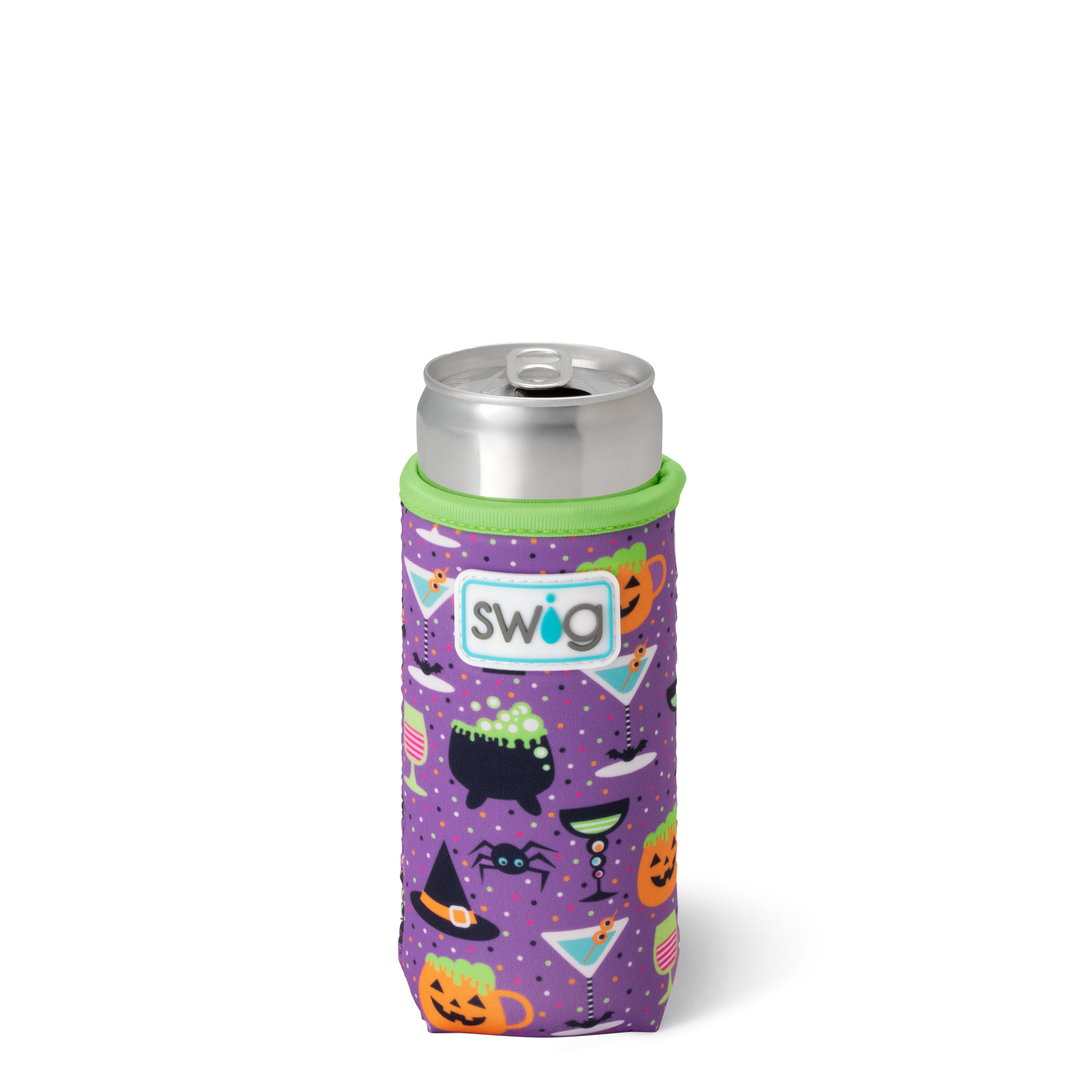 Witches Brew Swig Slim Can Coolie-Drink Coolies-Dear Me Southern Boutique, located in DeRidder, Louisiana