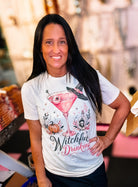 Witchful Drinking Bougie Rhinestone Tee-Dear Me Southern Boutique, located in DeRidder, Louisiana