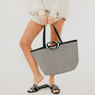 Woven Tiffany Organizer Tote Bag-Presales-Dear Me Southern Boutique, located in DeRidder, Louisiana