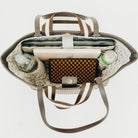 Woven Tiffany Organizer Tote Bag-Presales-Dear Me Southern Boutique, located in DeRidder, Louisiana