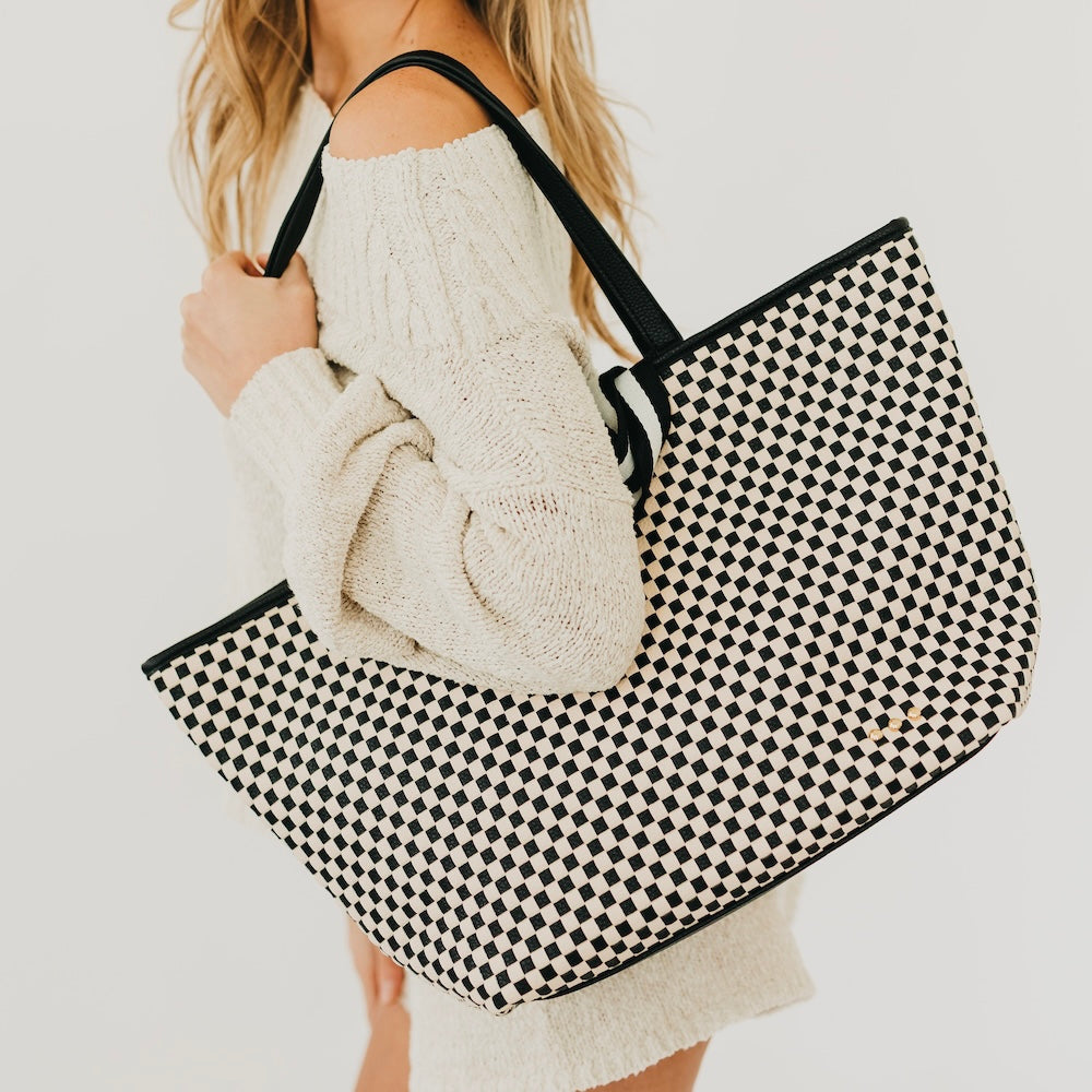 Woven Tiffany Organizer Tote Bag-Presales-Dear Me Southern Boutique, located in DeRidder, Louisiana