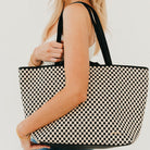 Woven Tiffany Organizer Tote Bag-Presales-Dear Me Southern Boutique, located in DeRidder, Louisiana
