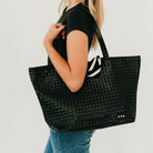 Woven Tiffany Organizer Tote Bag-Presales-Dear Me Southern Boutique, located in DeRidder, Louisiana