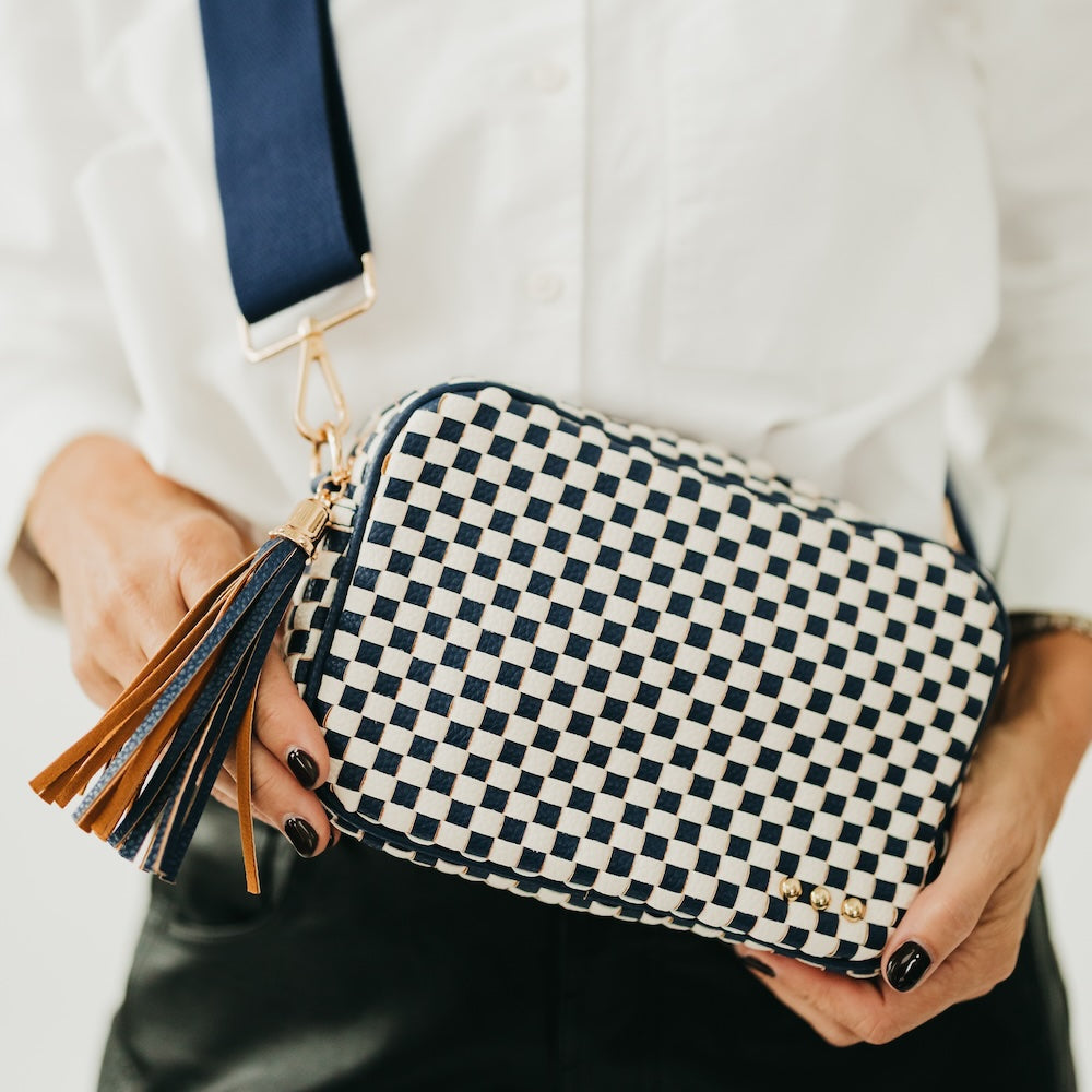 Woven Willow Camera Crossbody Bag-Presales-Dear Me Southern Boutique, located in DeRidder, Louisiana