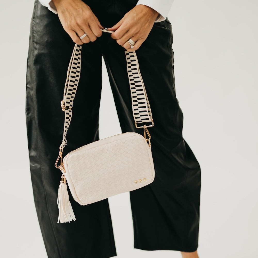 Woven Willow Camera Crossbody Bag-Presales-Dear Me Southern Boutique, located in DeRidder, Louisiana