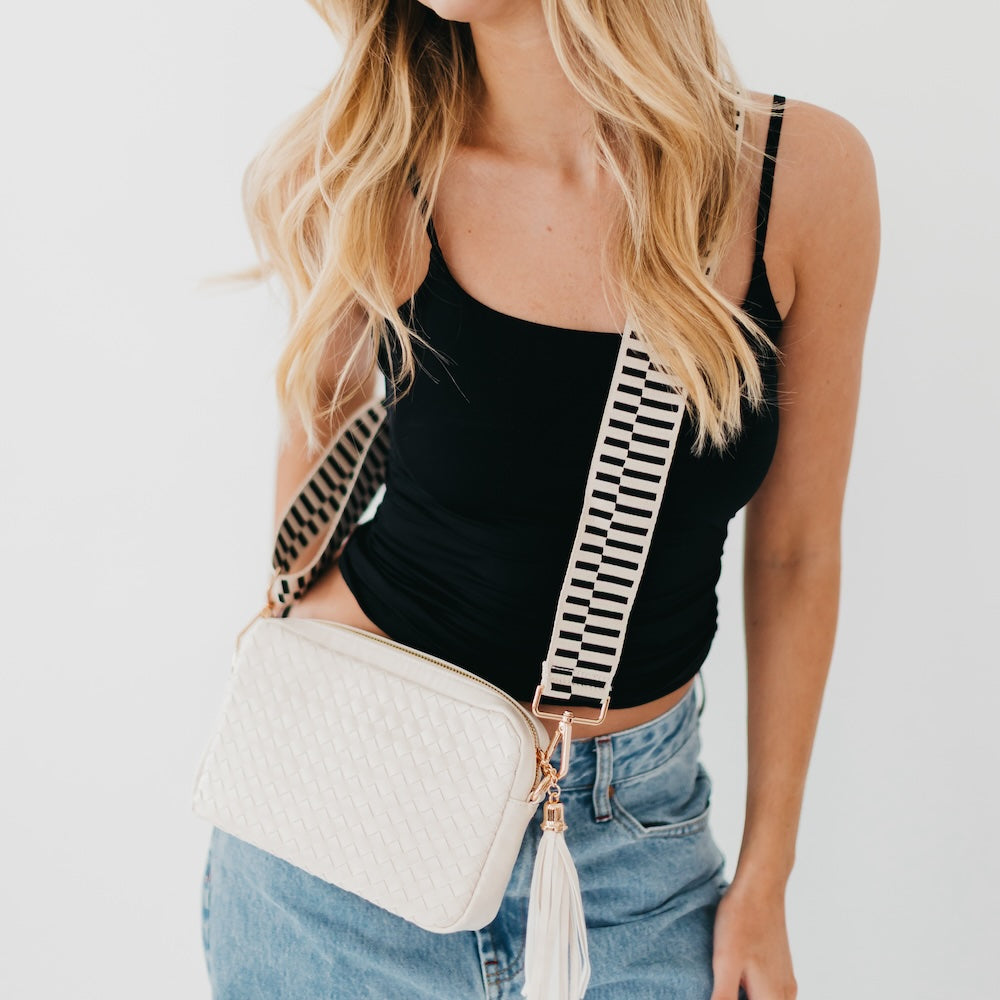 Woven Willow Camera Crossbody Bag-Presales-Dear Me Southern Boutique, located in DeRidder, Louisiana