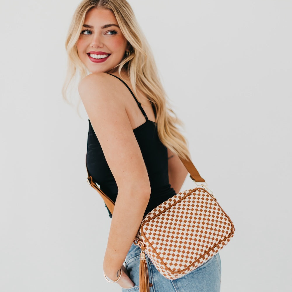 Woven Willow Camera Crossbody Bag-Presales-Dear Me Southern Boutique, located in DeRidder, Louisiana