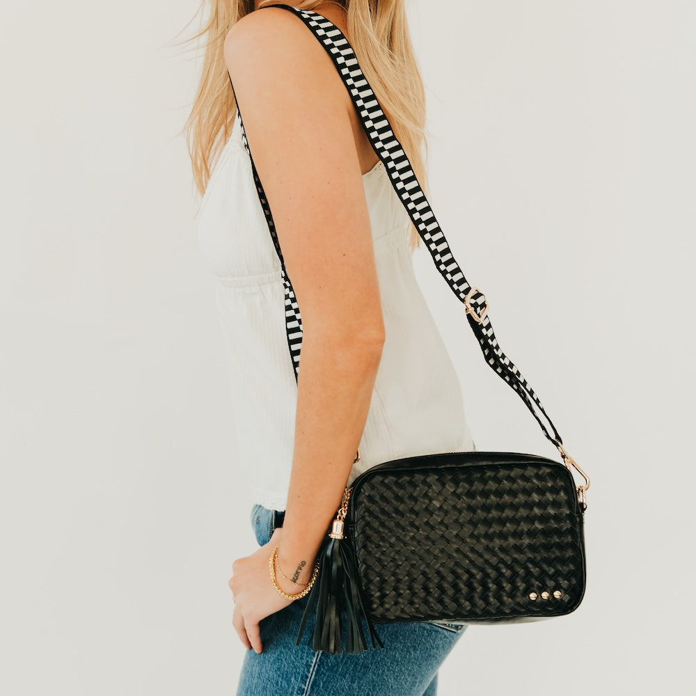 Woven Willow Camera Crossbody Bag-Presales-Dear Me Southern Boutique, located in DeRidder, Louisiana