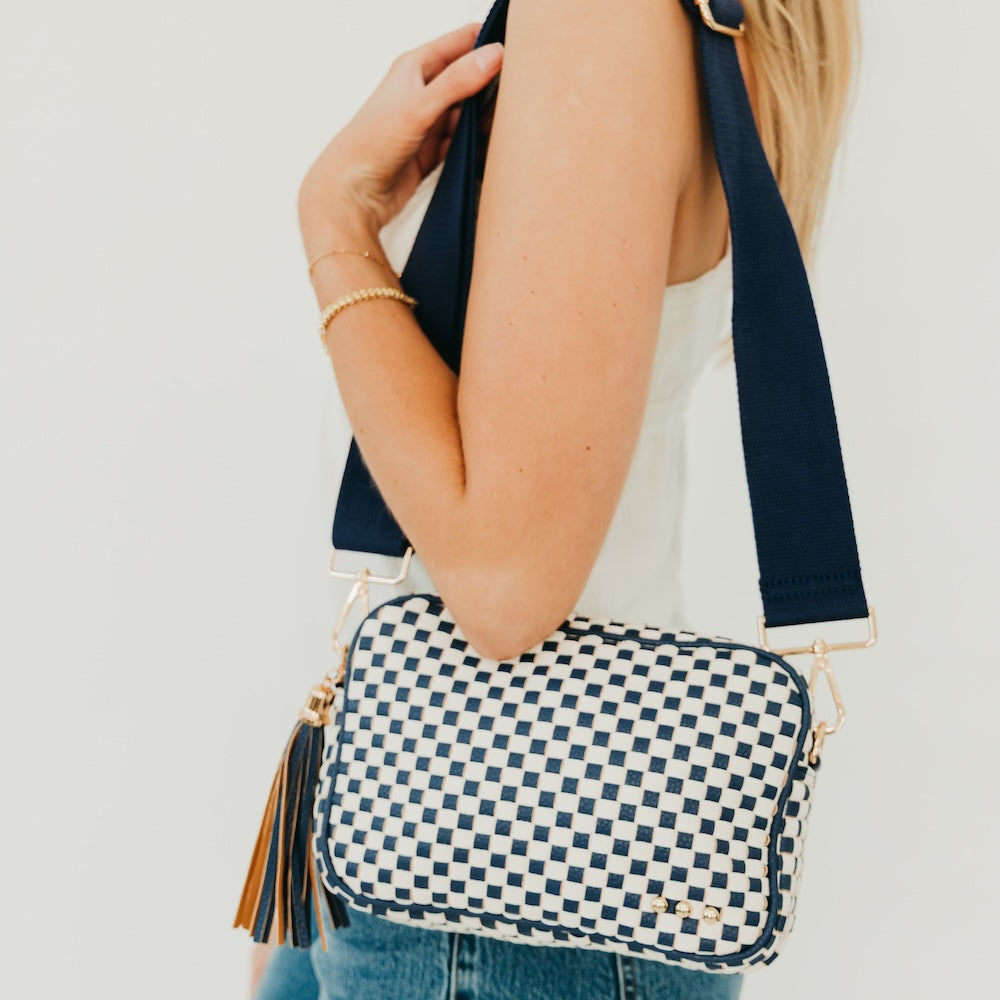 Woven Willow Camera Crossbody Bag-Presales-Dear Me Southern Boutique, located in DeRidder, Louisiana