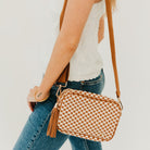 Woven Willow Camera Crossbody Bag-Presales-Dear Me Southern Boutique, located in DeRidder, Louisiana