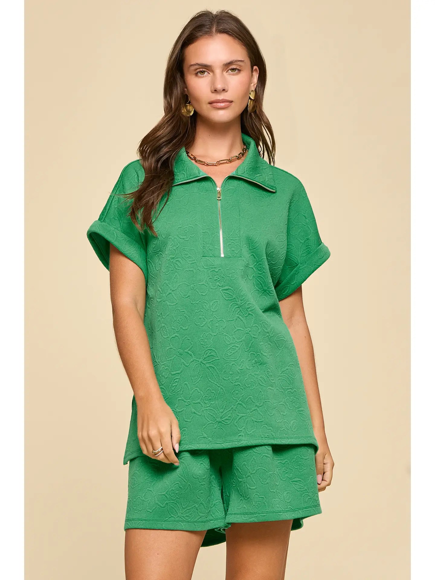 Yacht Club Set- Emerald Pop-Dear Me Southern Boutique, located in DeRidder, Louisiana