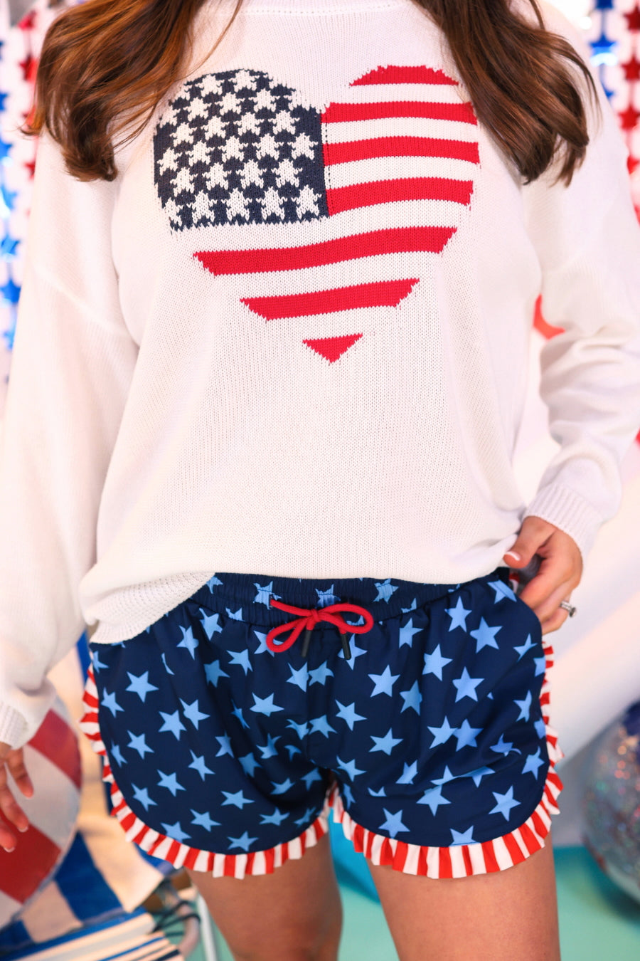 You're My Star Shorts-Bottoms-Dear Me Southern Boutique, located in DeRidder, Louisiana