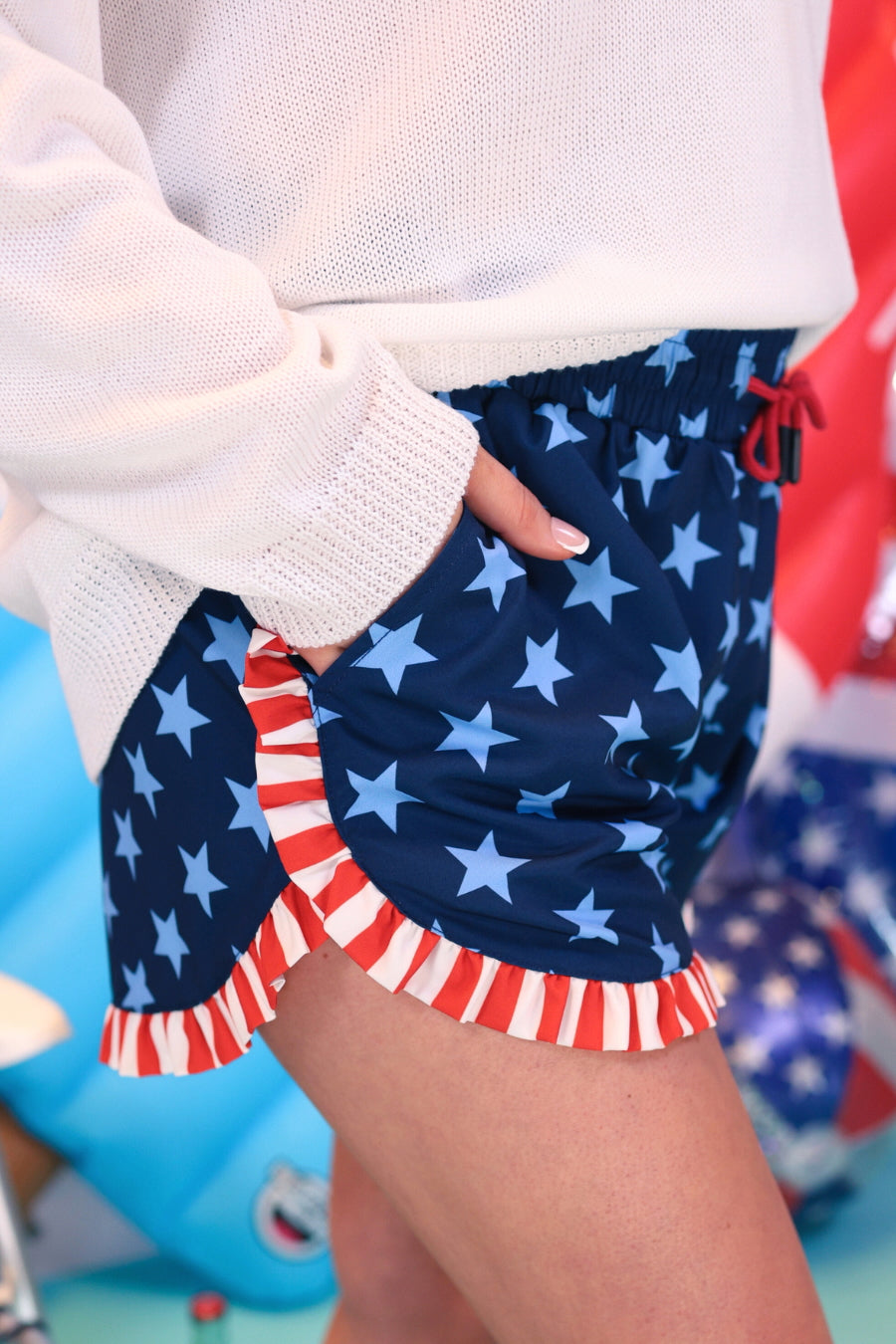 You're My Star Shorts-Bottoms-Dear Me Southern Boutique, located in DeRidder, Louisiana