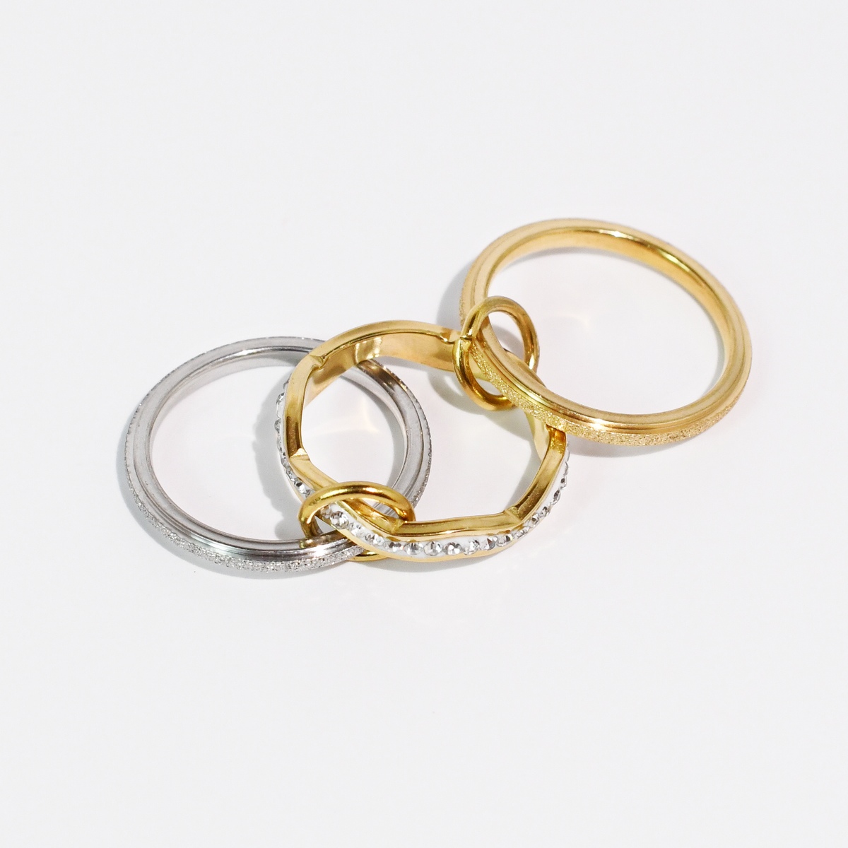 Ziggy Layer Band Ring-Jewelry - Rings-Dear Me Southern Boutique, located in DeRidder, Louisiana
