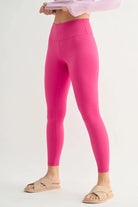 Zoey Leggings - Pink-Leggings-Dear Me Southern Boutique, located in DeRidder, Louisiana