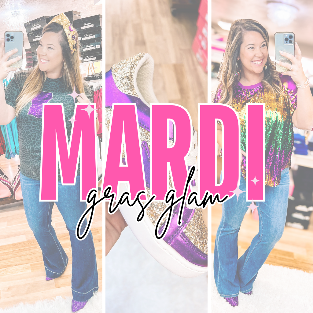 Mardi Gras Glam | Dear Me Southern Boutique | DeRidder, LA