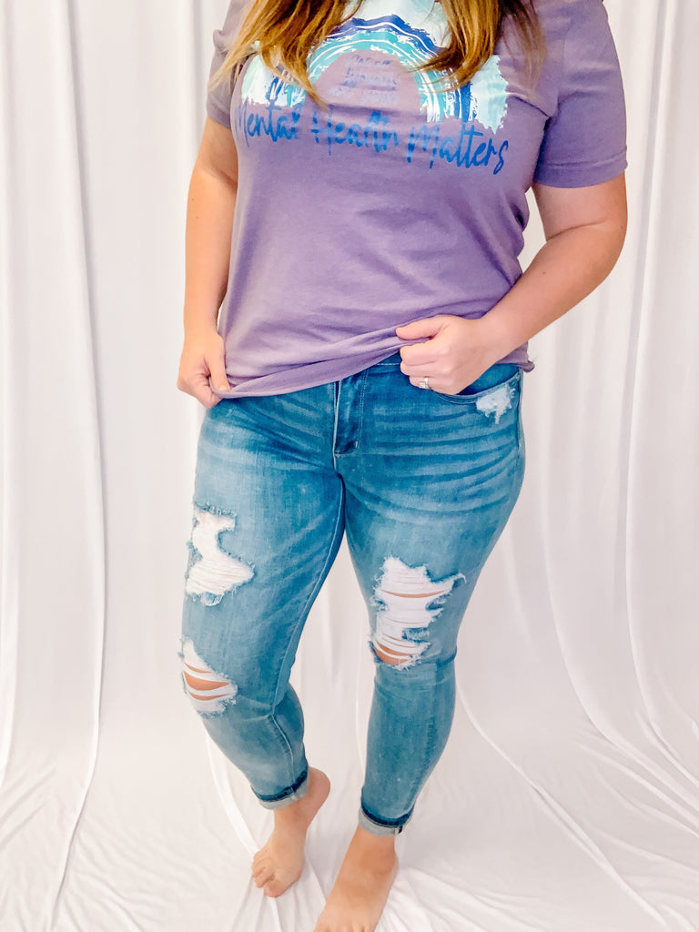 At Market Skinny Judy Blue-Denim-Dear Me Southern Boutique, located in DeRidder, Louisiana