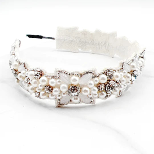 Audrey Pearl Headband-Dear Me Southern Boutique, located in DeRidder, Louisiana