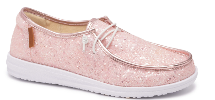 Corkys Kayak - Pink Glitter-Shoes-Dear Me Southern Boutique, located in DeRidder, Louisiana