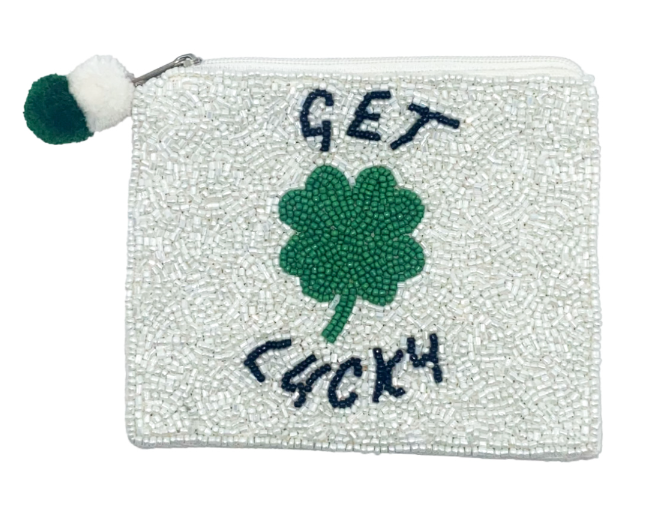 Get Lucky Beaded Large Coin Purse-Dear Me Southern Boutique, located in DeRidder, Louisiana