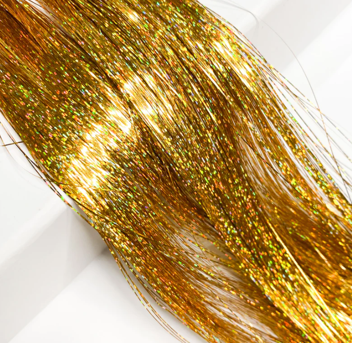 Gold Clip In Hair Tinsel | Hotline-Dear Me Southern Boutique, located in DeRidder, Louisiana