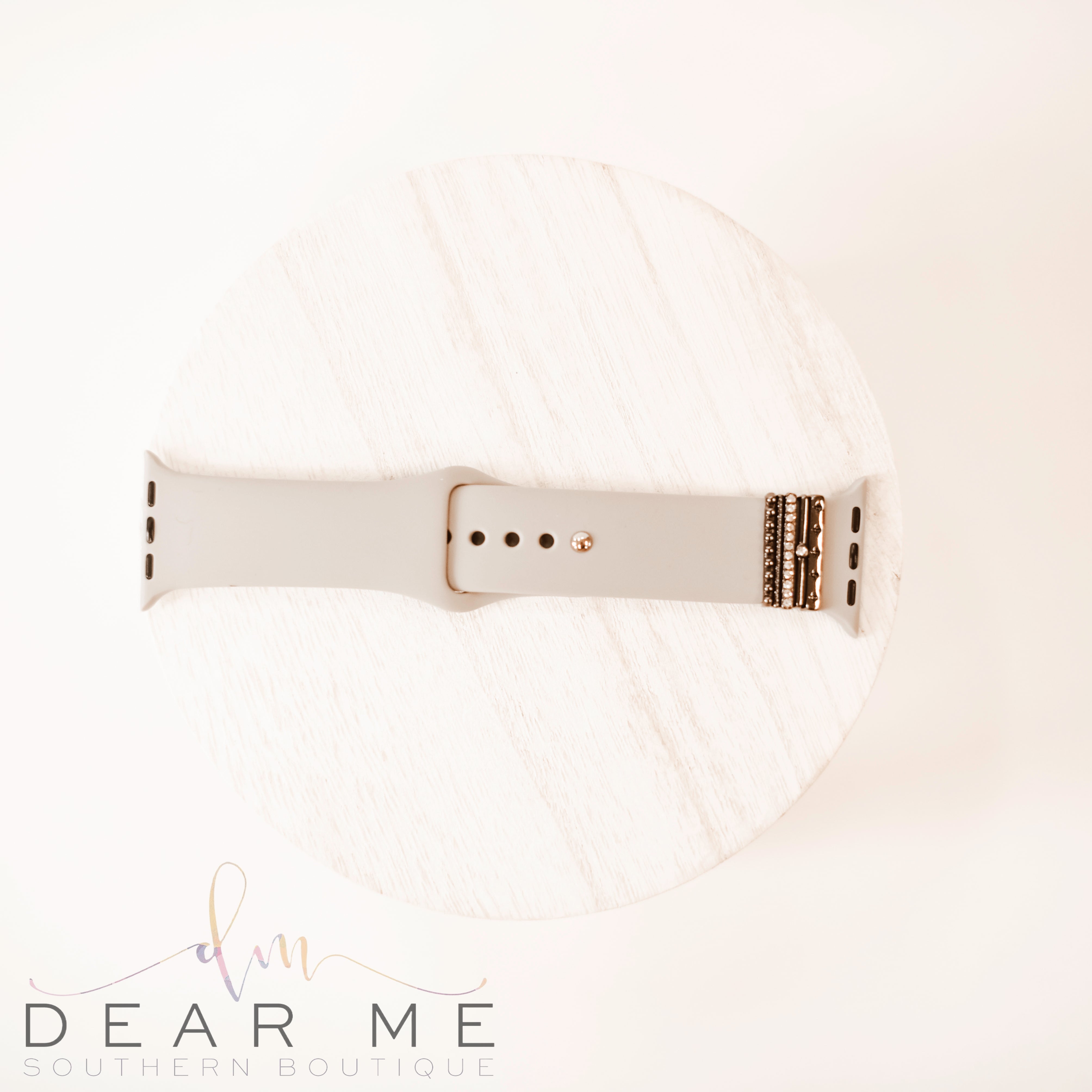 Grey Bling Watch Band-Jewelry-Dear Me Southern Boutique, located in DeRidder, Louisiana