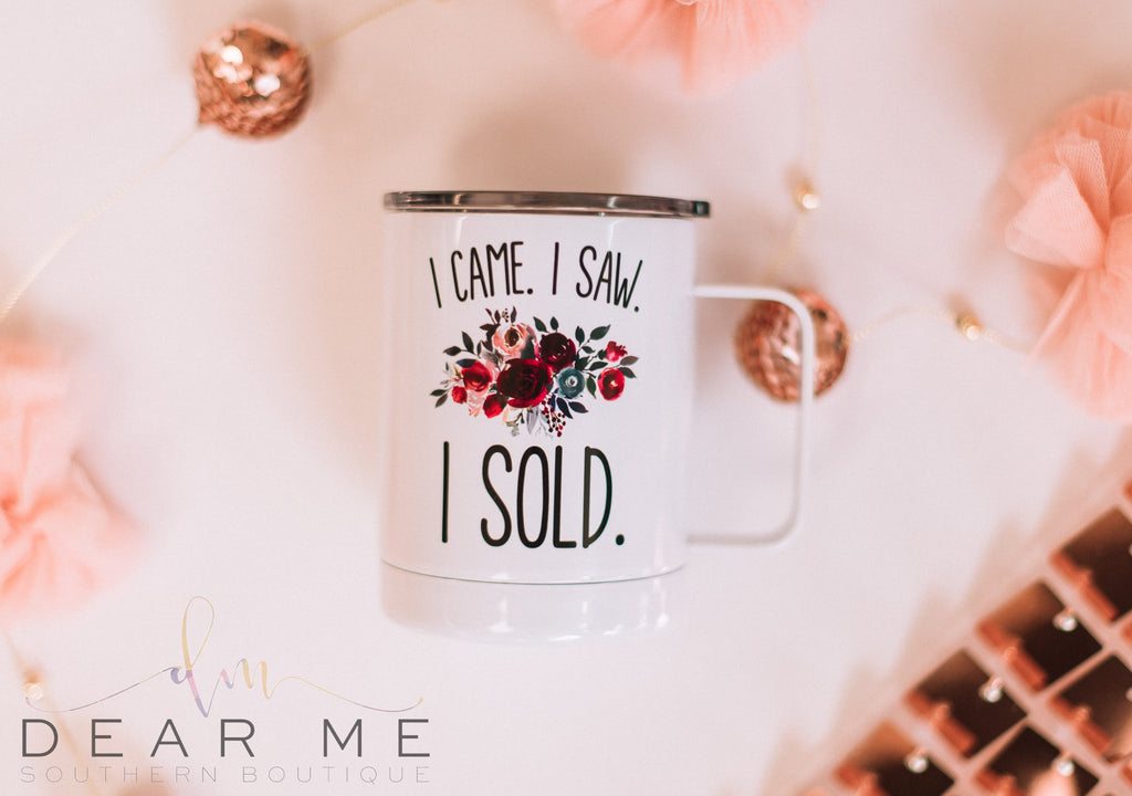 I SOLD Travel Mug-Dear Me Southern Boutique, located in DeRidder, Louisiana
