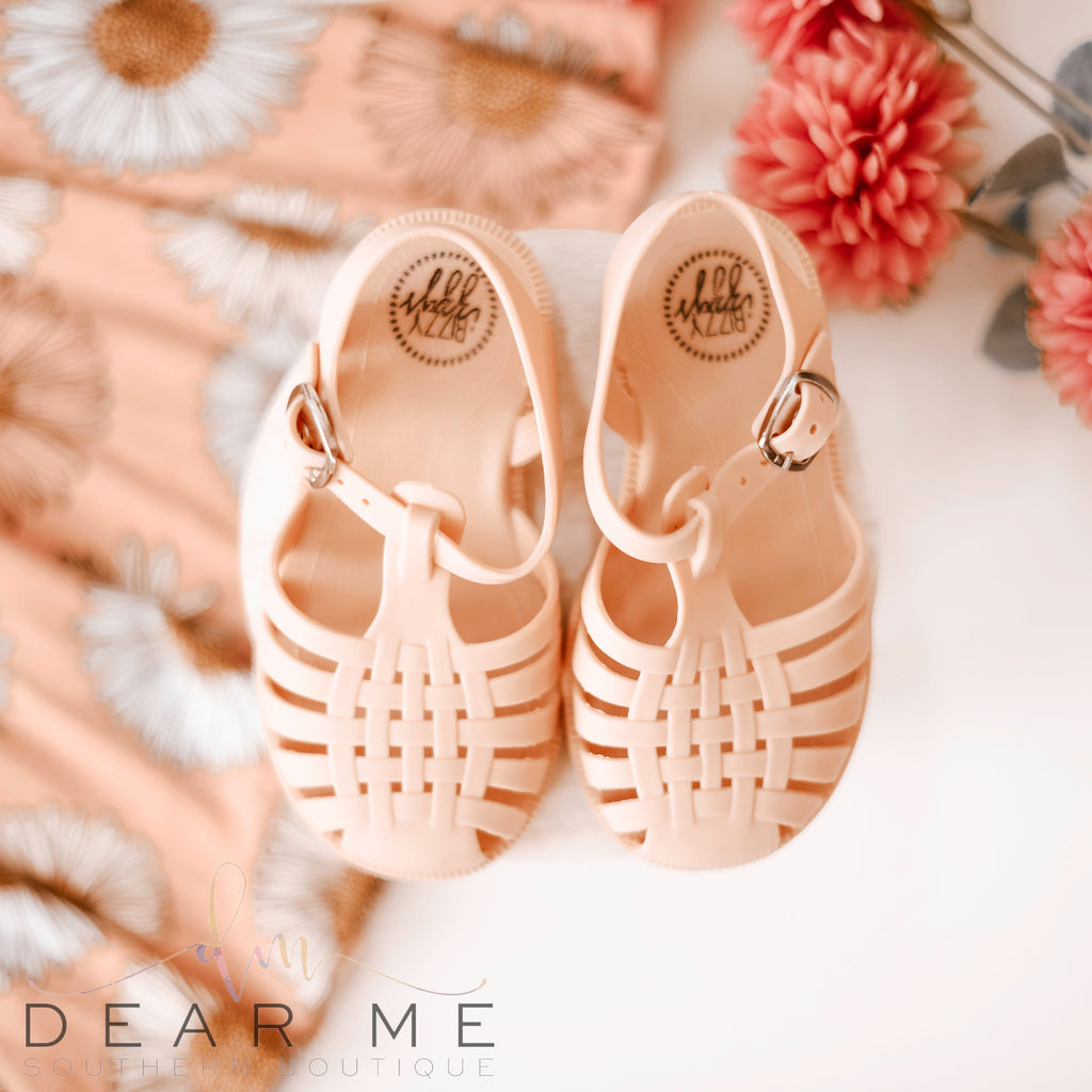 Jelly Sandals - Peachy Keen-Kids Shoes-Dear Me Southern Boutique, located in DeRidder, Louisiana