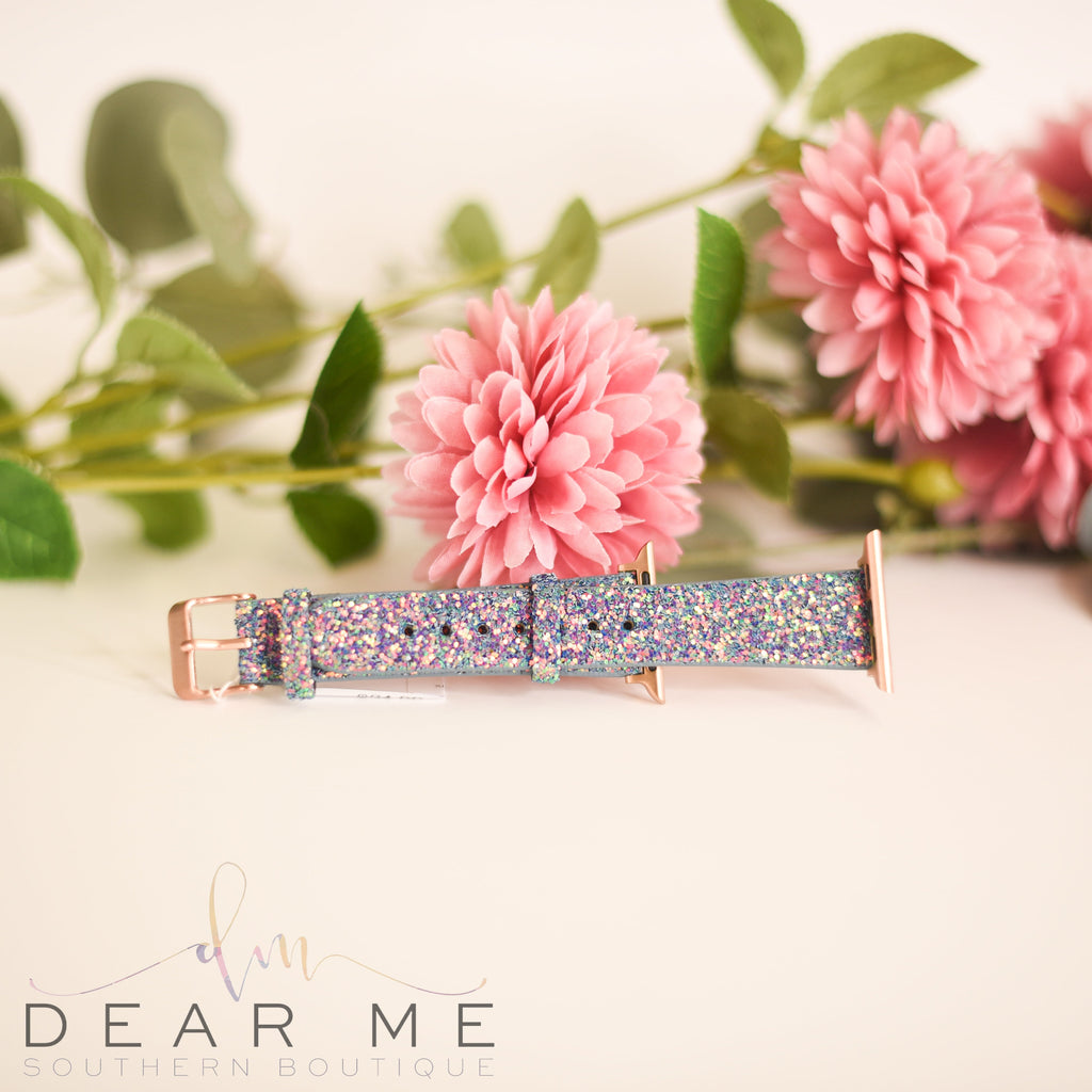 Mermaid Glitter Watch Band-Watch Band-Dear Me Southern Boutique, located in DeRidder, Louisiana