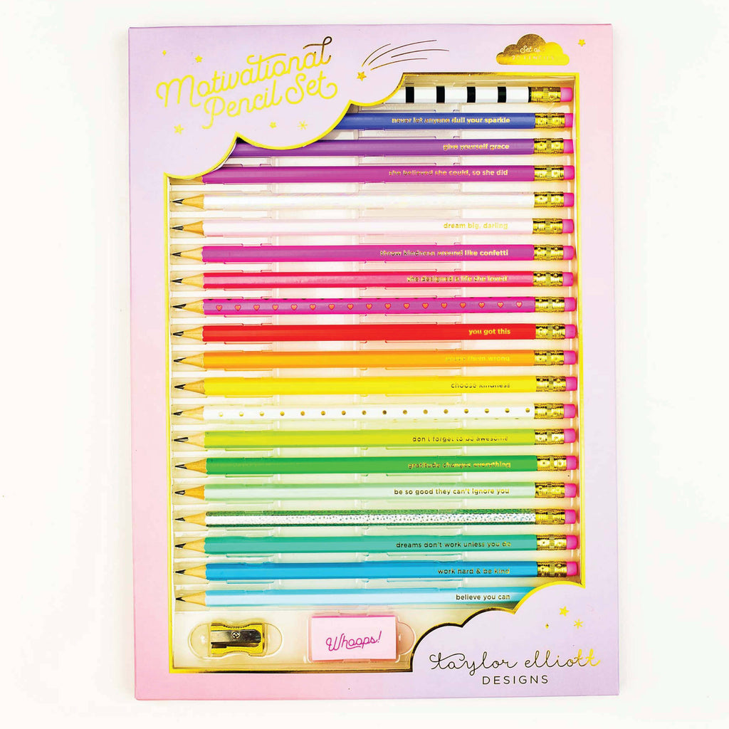 Motivational Pencil Set-Gifts-Dear Me Southern Boutique, located in DeRidder, Louisiana