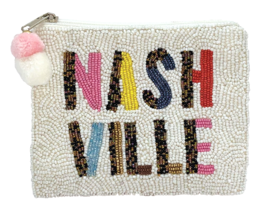 Nashville Beaded Large Coin Purse-Dear Me Southern Boutique, located in DeRidder, Louisiana