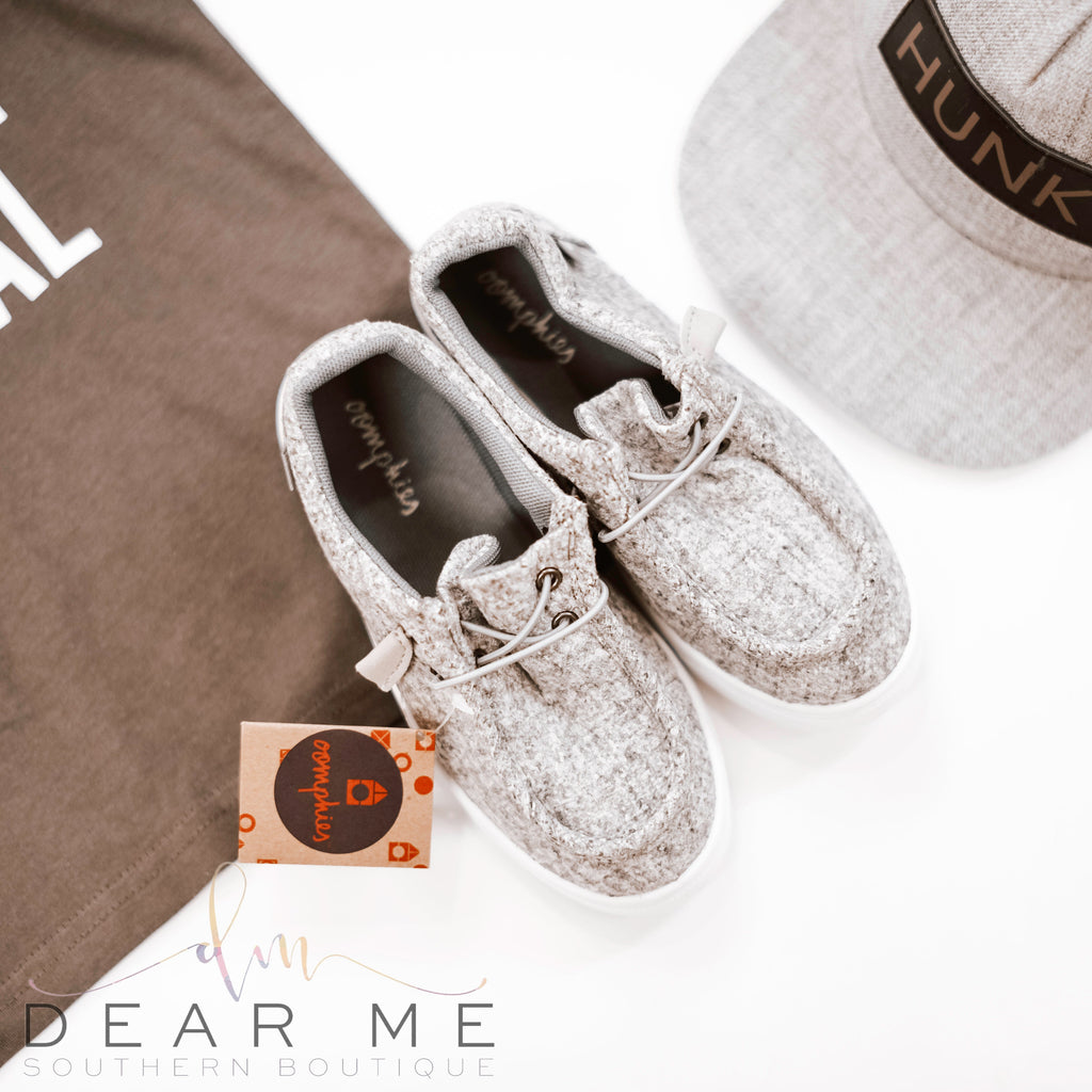 Parker Slip Ons - Grey-Dear Me Southern Boutique, located in DeRidder, Louisiana