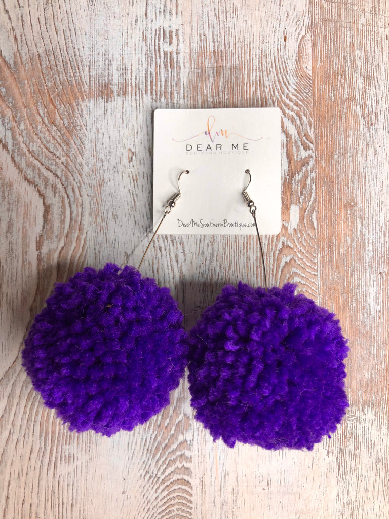 Pom Drops-Dear Me Southern Boutique, located in DeRidder, Louisiana