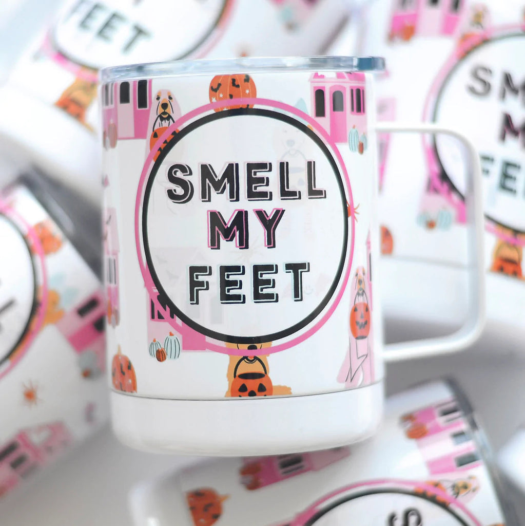 Smell My Feet Travel Mug-Tumblers/Mugs-Dear Me Southern Boutique, located in DeRidder, Louisiana